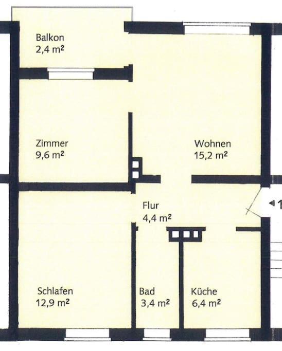 Country Style Apartment With Balcony Near Fair Hannover Exterior photo